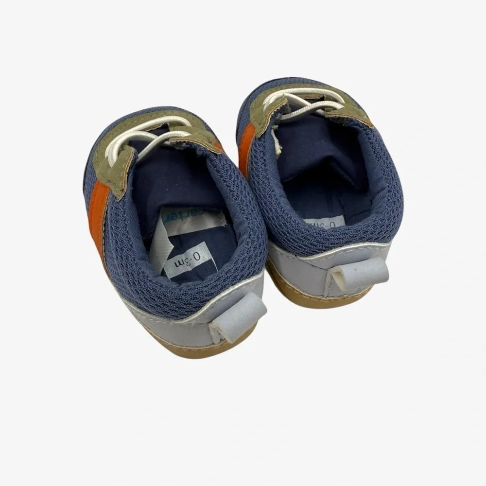 Carter's Blue and Green Baby Walker Sneaker Newborn 0-3 Months